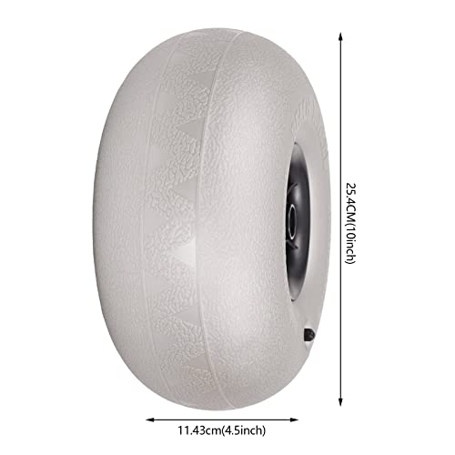 2 Pack 10" Beach Sand Tires with 4.13in Diameter Replacement Balloon Wheels J791060
