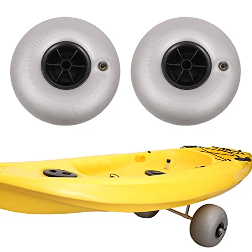 2 Pack 10" Beach Sand Tires with 4.13in Diameter Replacement Balloon Wheels J791060