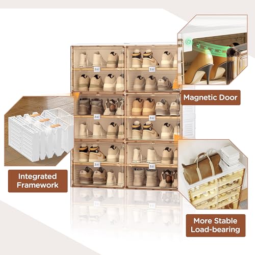 7 Tiers 28 Pairs Plastic Shoe Rack R7938