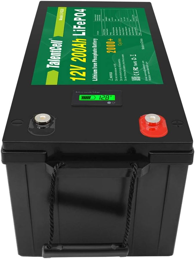 12V 200Ah Lithium Iron Phosphate Deep Cycle Battery Pack U766