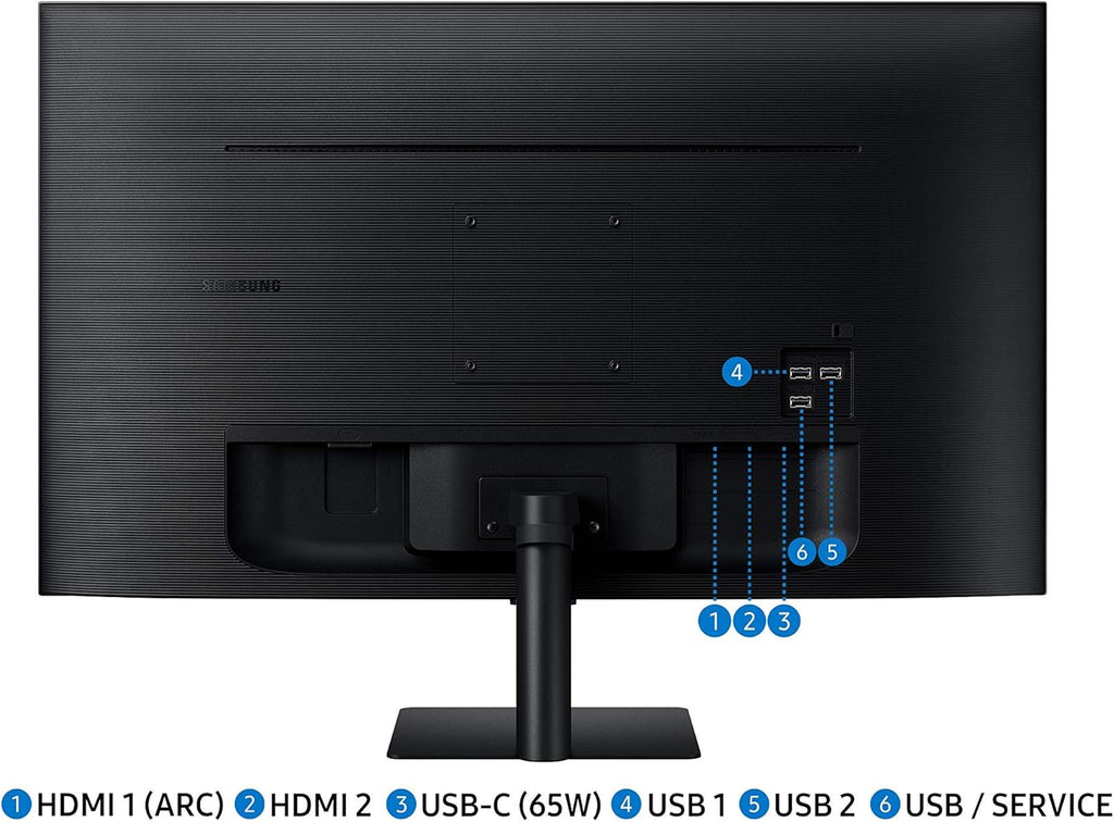32-inch 4K UHD Smart Monitor, Black P28205