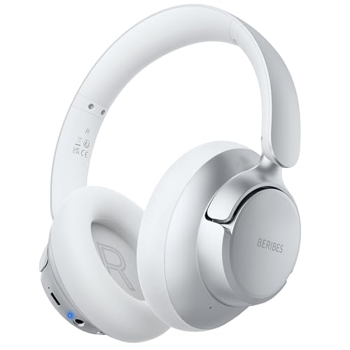 Hybrid Active Noise Cancelling Headphones with Transparent Modes, 70H Playtime Bluetooth Wireless with Mic, 3.5MM Cable, Soft Earpads, Fast Charging, Black B328976