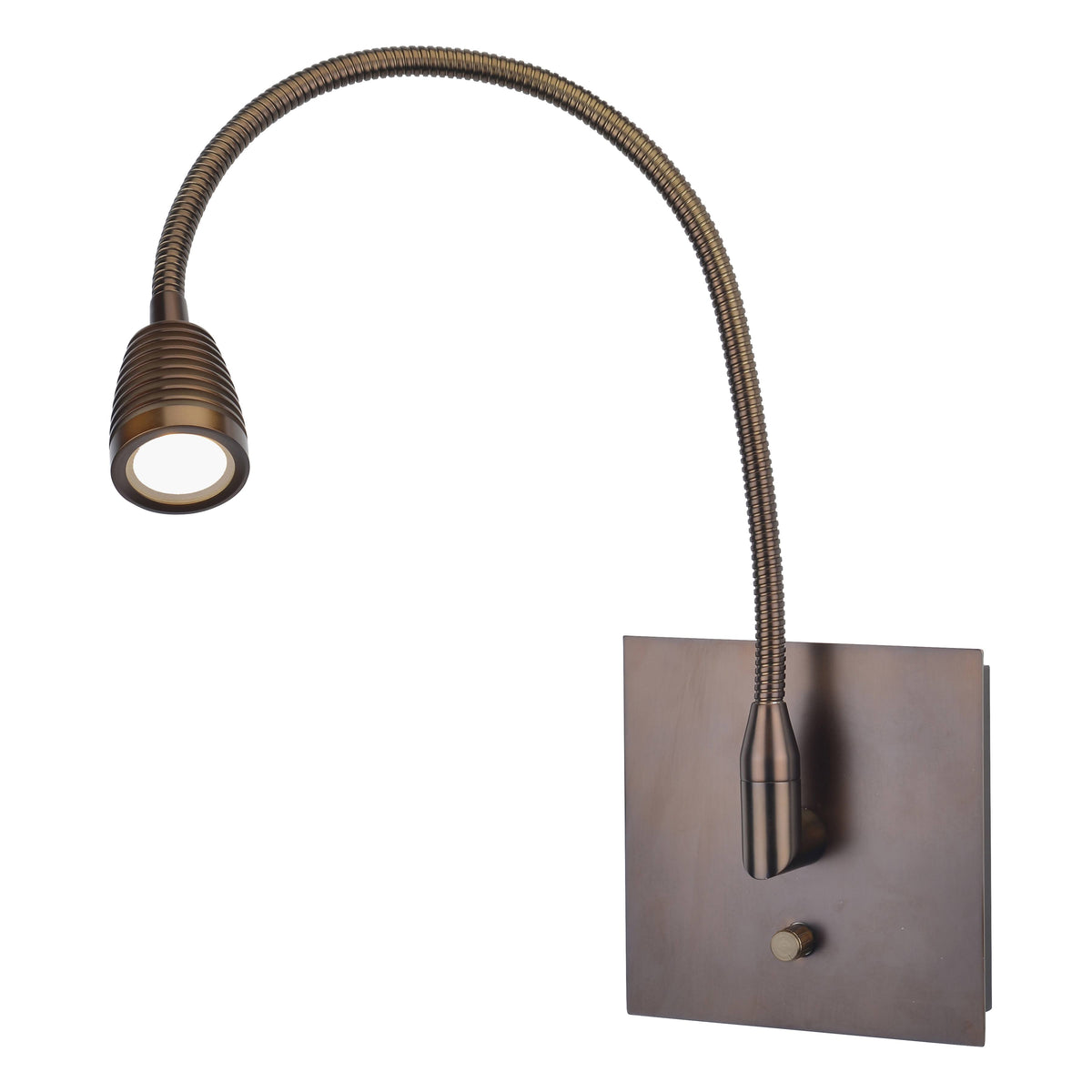 Bronze Gooseneck LED Wall Mount V232