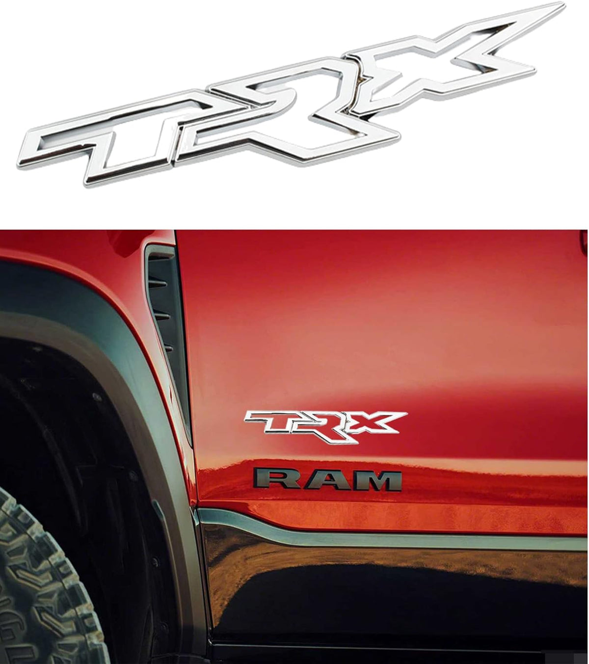 Silver Metal Car Emblem Sticker Y789808