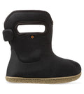 Solid Black Baby Boots E54590