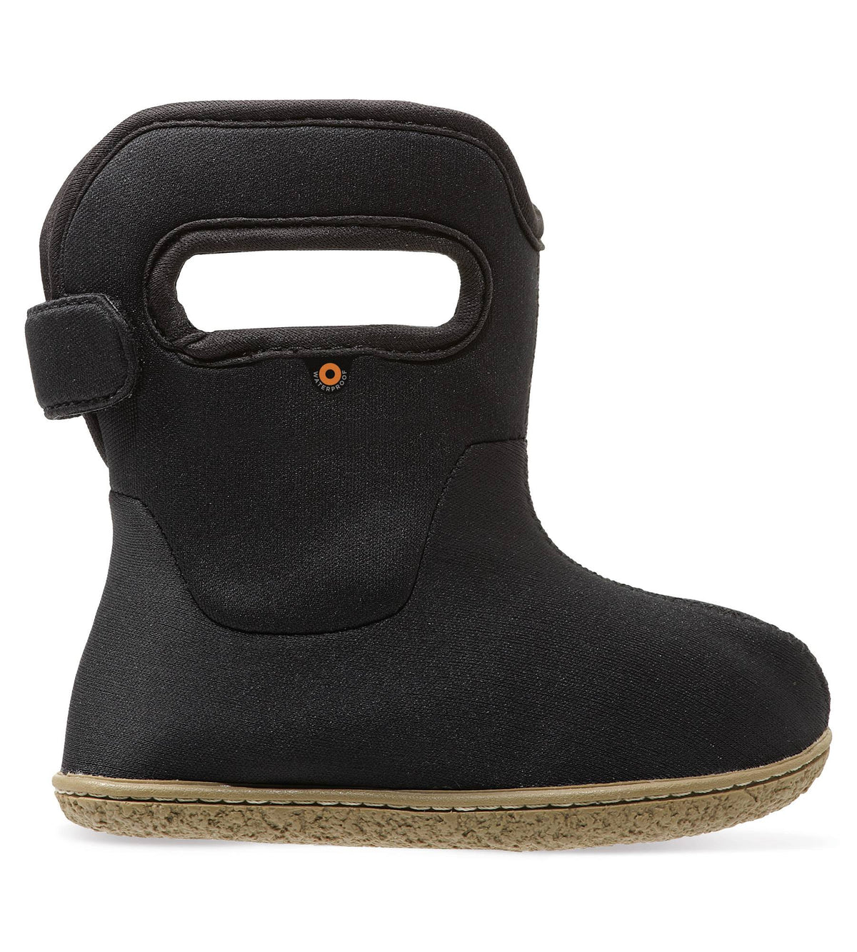 Solid Black Baby Boots E54590
