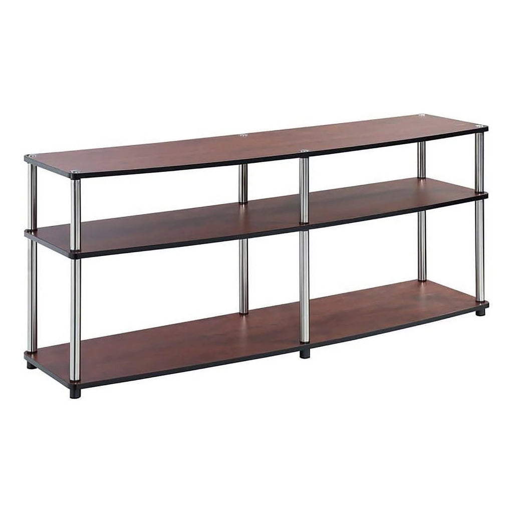 60" 3 Tier Cherry TV Stand Y44882