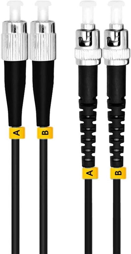 40M LC to LC OM3 Outdoor Armored Duplex 50/125 Fiber Optic Cable Jumper Multimode Q9326