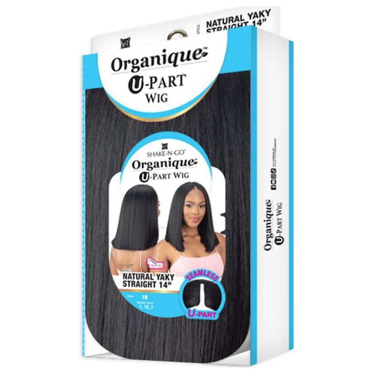 U Part Wig Natural Yaky Straight 14" G39044