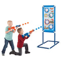 2pk 24ct Soft Foam Balls and 2 Pump Action Blaster Guns with Standing Shooting Target L360
