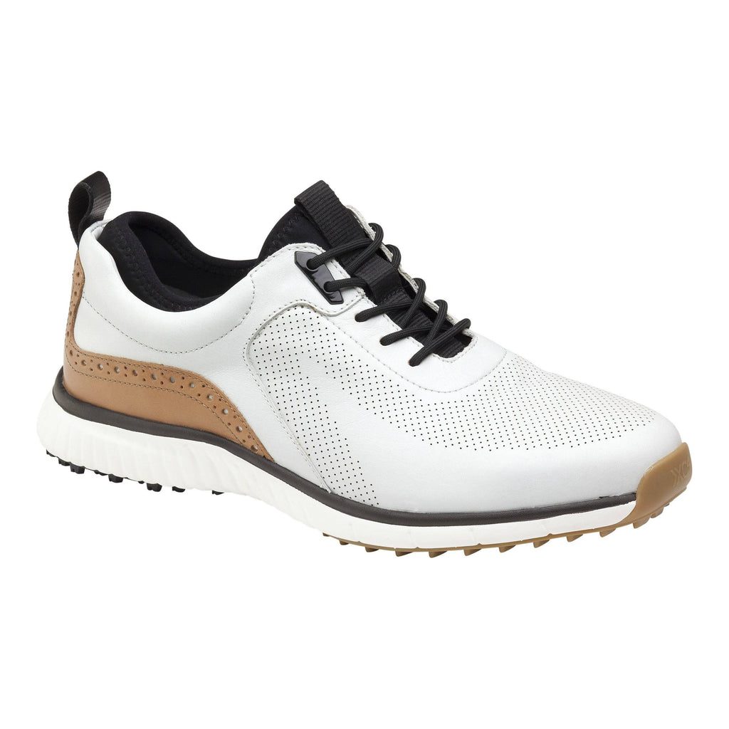 White Leather Hybrid Shoes F509422