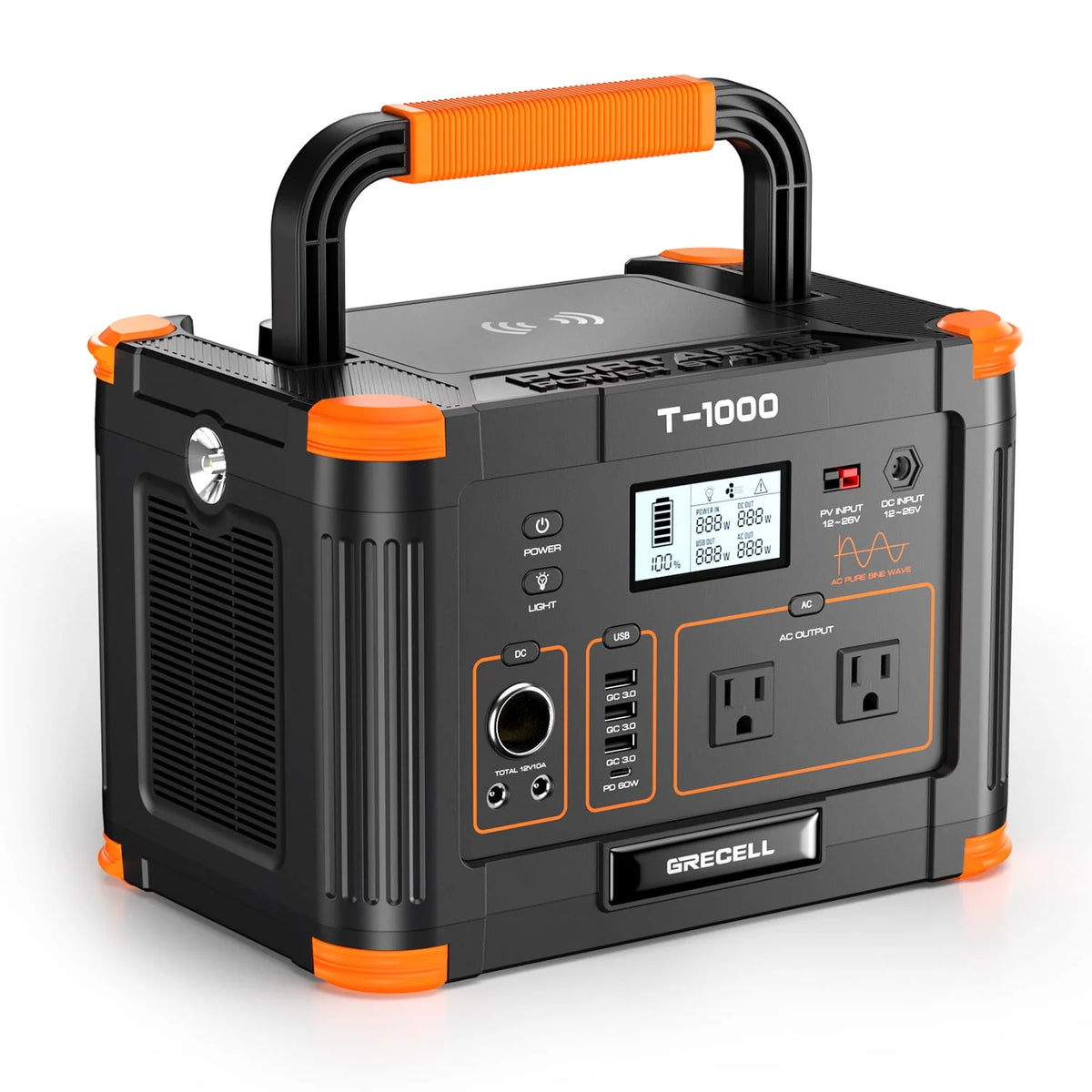 1000W 999Wh Portable Power Station Q9751