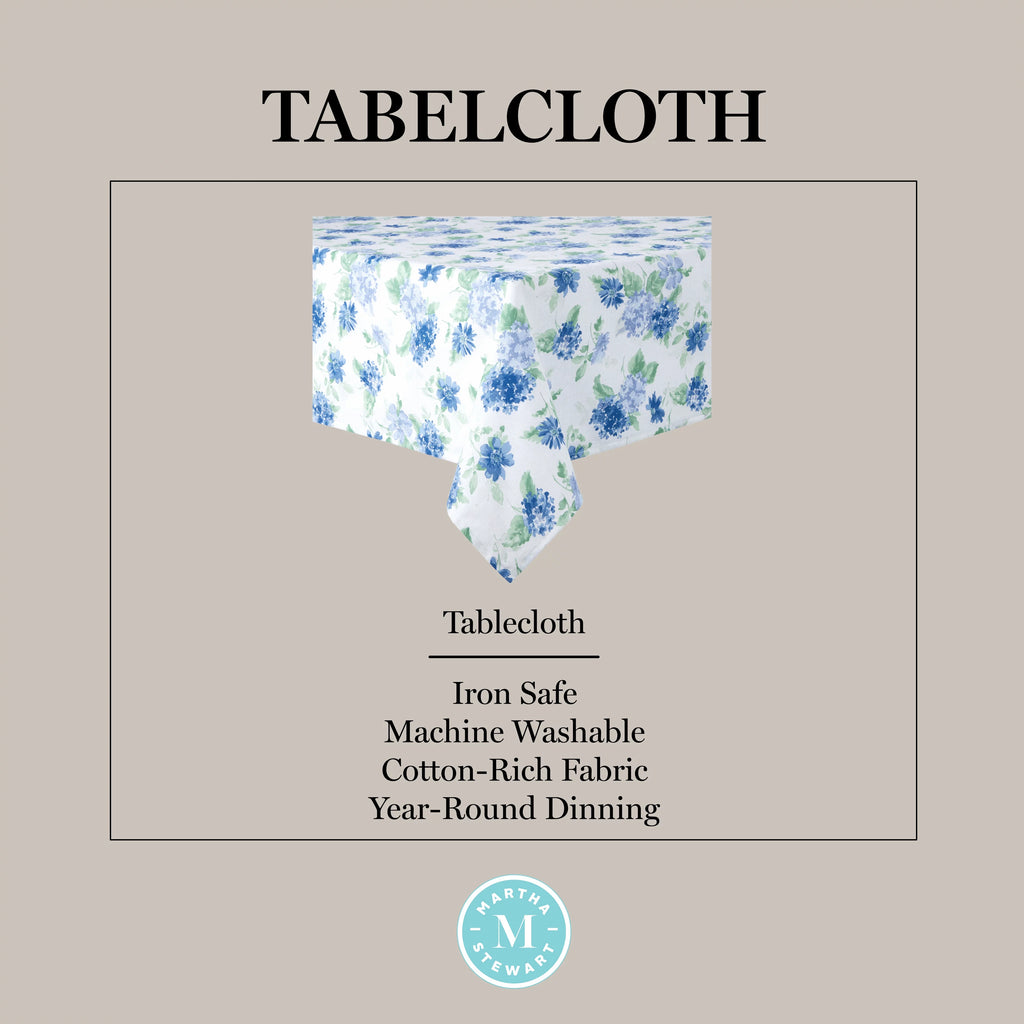 Floral Fabric Tablecloth 60"x120" V908569