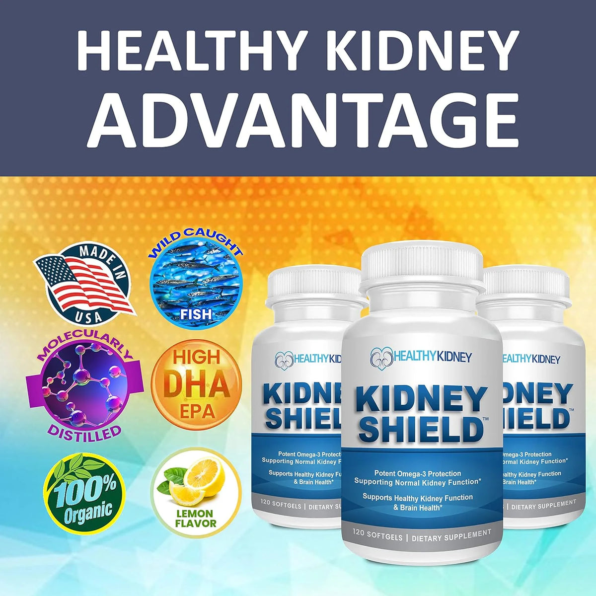 Kidney Detox Supplement 120 ct. 3 pack R2066