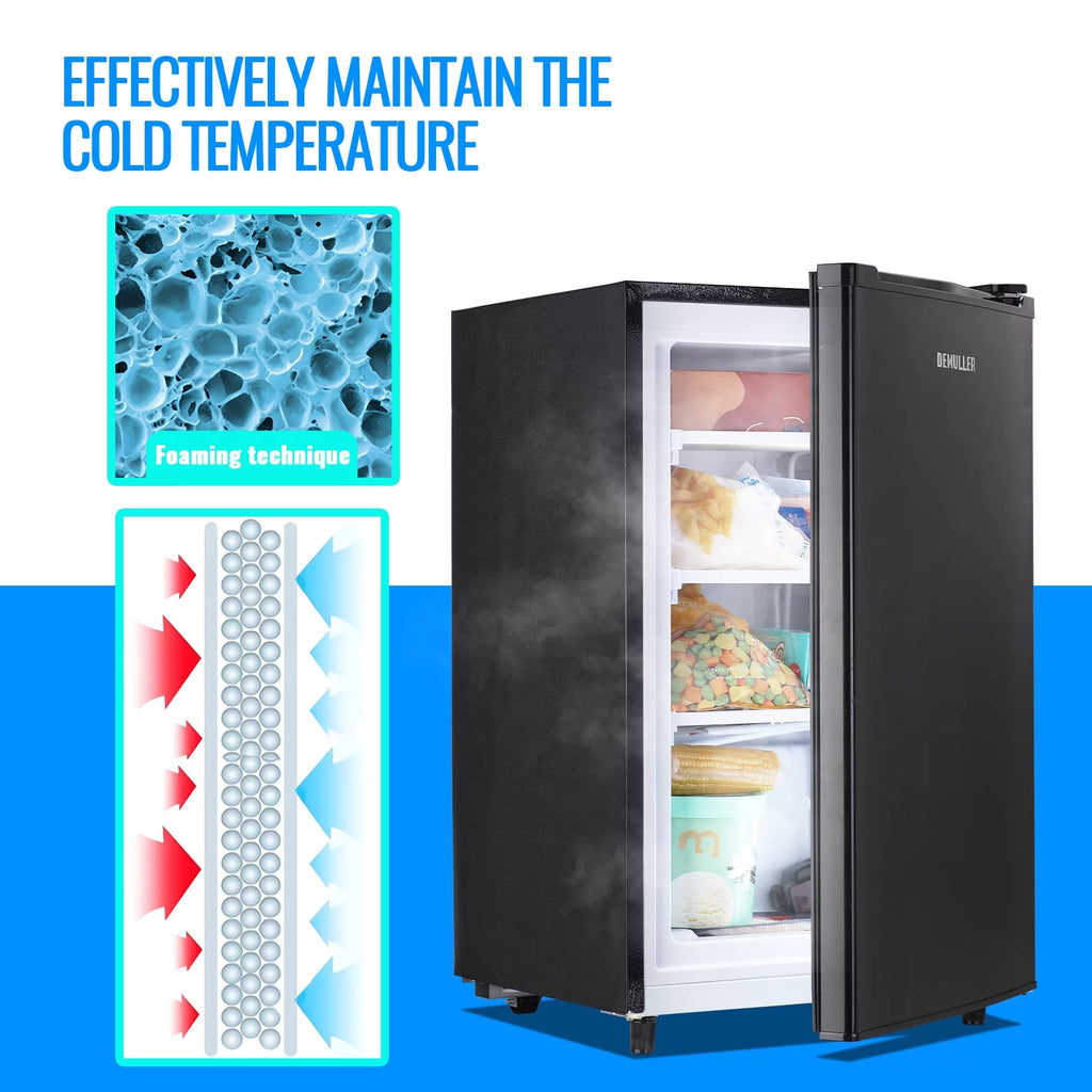 Black Upright Freezer J621132