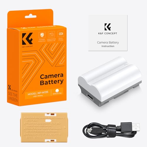 2400mAh NP-W235 Battery 2-Pack USB-C Fast Charging N643023