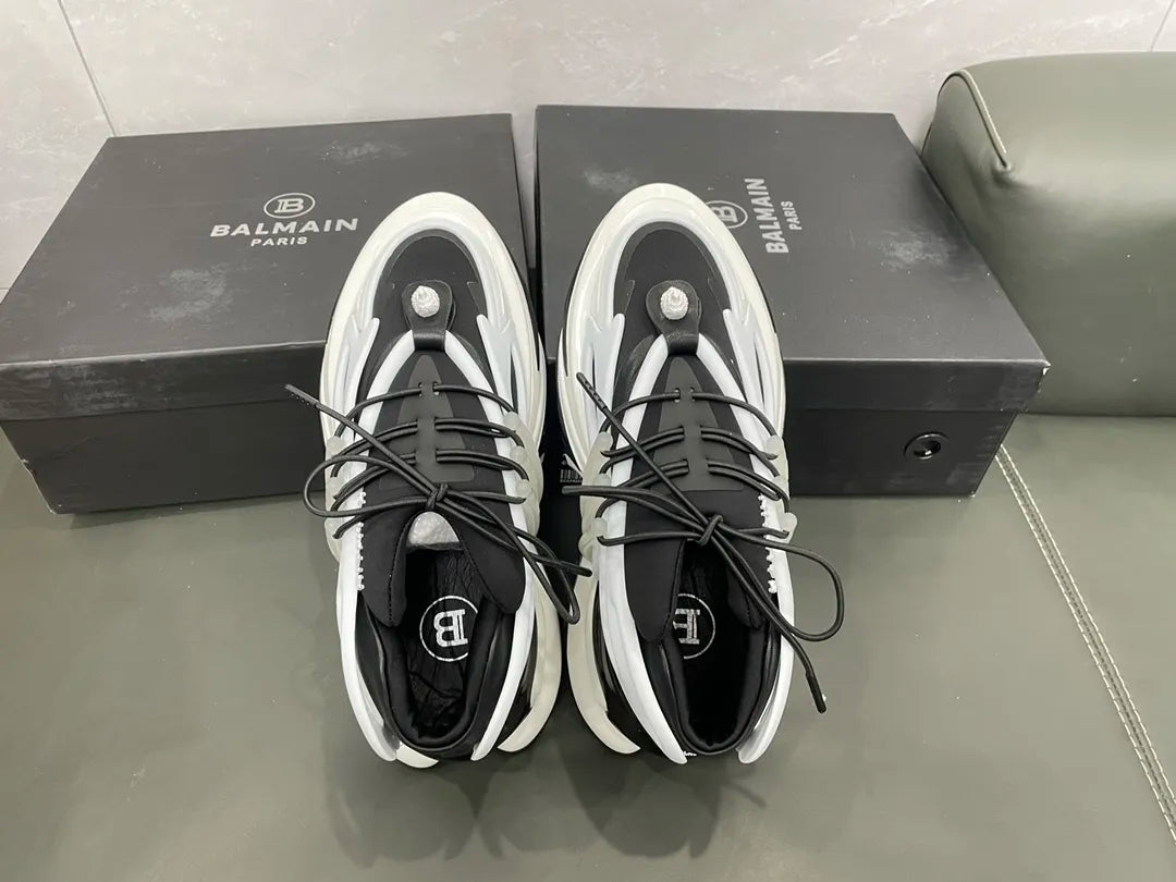 White Black Heels G2814