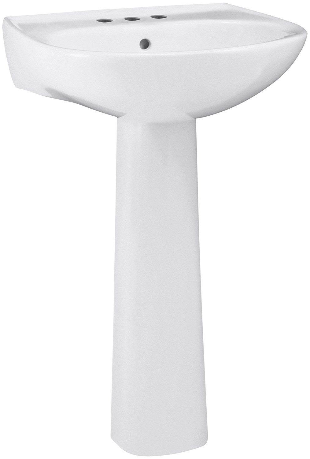 White Pedestal Sink R492490