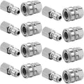 8 Sets NPT 3/8 Inch Stainless Steel Quick Hose Connector Fittings X582