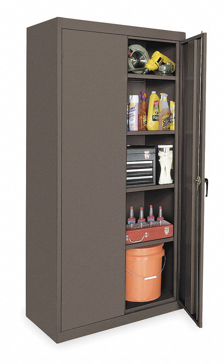 Storage Cabinet, Gray, 72 in H, 36 in W S37699