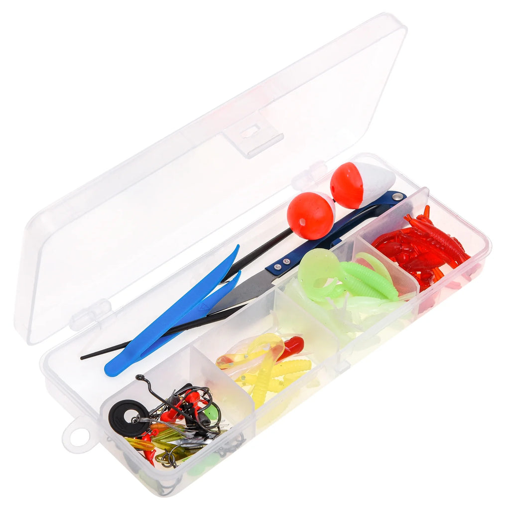 Ice Fishing Rod Reel Combo Kit with Carry Bag O129