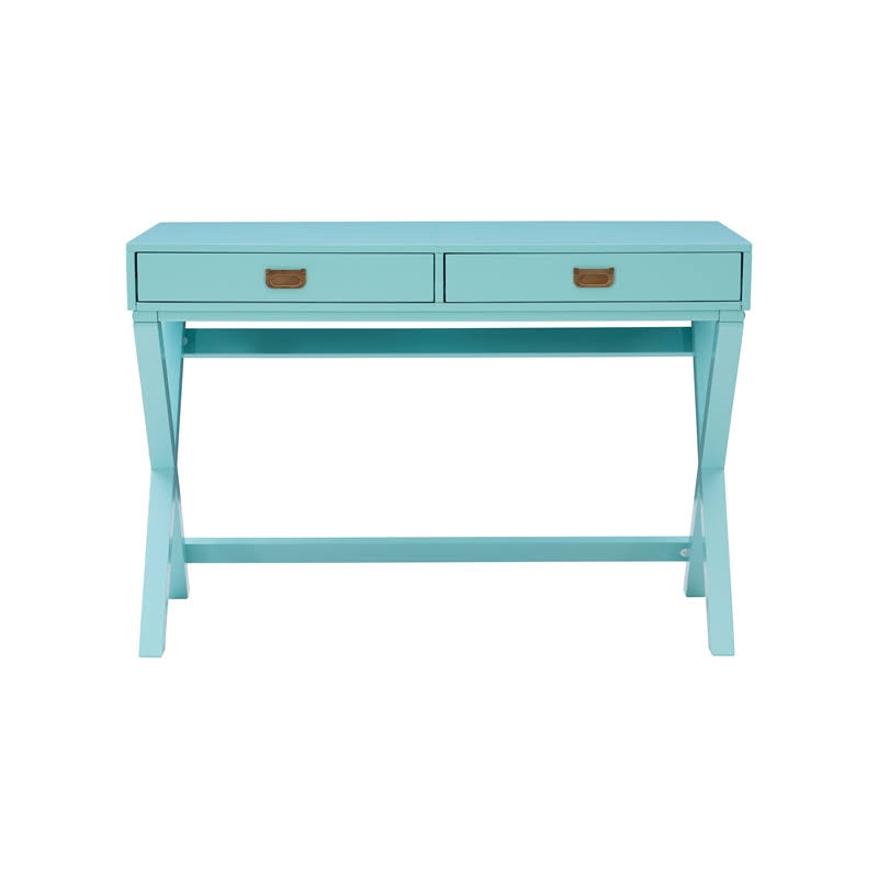Blue Wood Writing Desk M43014