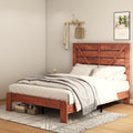 Queen Wood Platform Bed Frame with Headboard U757138