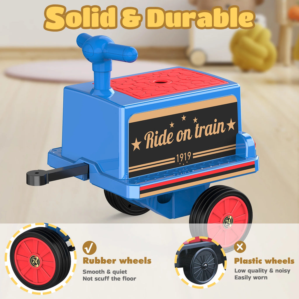 12 Volt 2 Seater Kids Ride on Train with Storage Box O9914