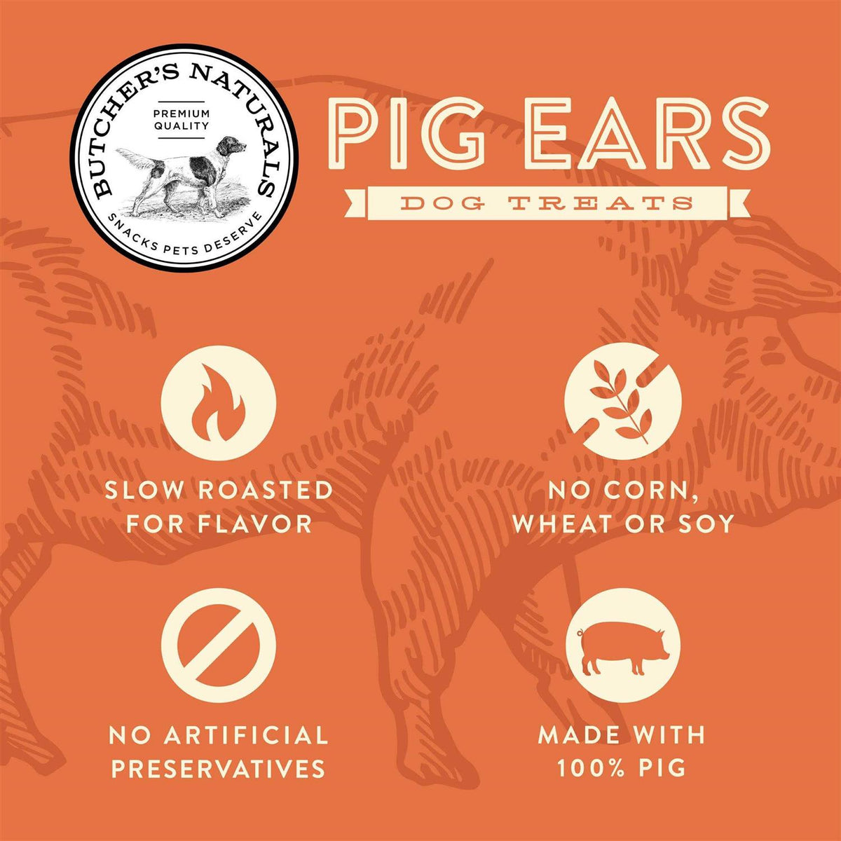 Pig Ears Dog Treats N5227