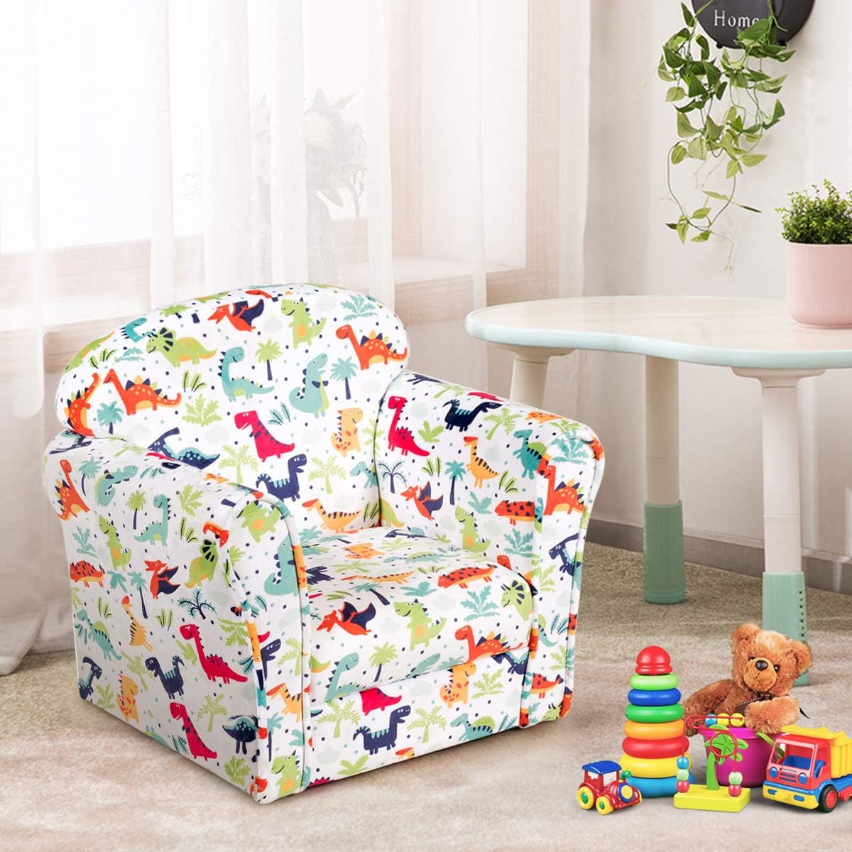 Kids Sofa with Dinosaur Pattern S13321