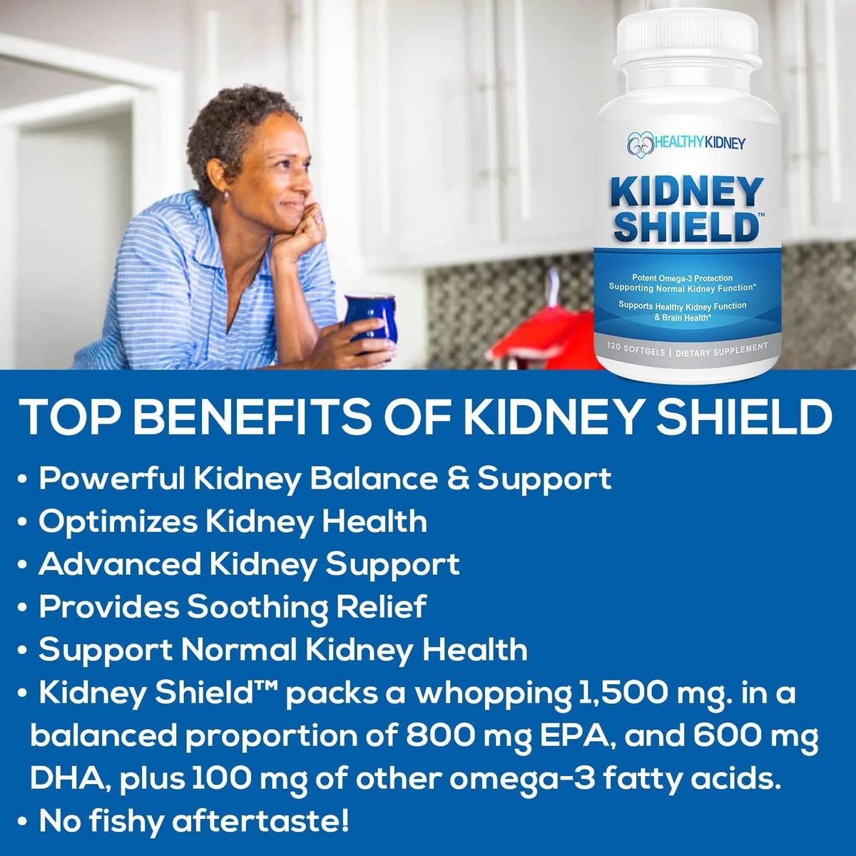 Kidney Detox Supplement 120 ct. 3 pack R2066