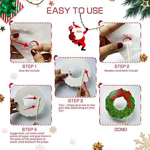 Christmas Photo Booth Props Set of 32 X683