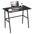 Black Small Computer Desk with Metal Frame L222225