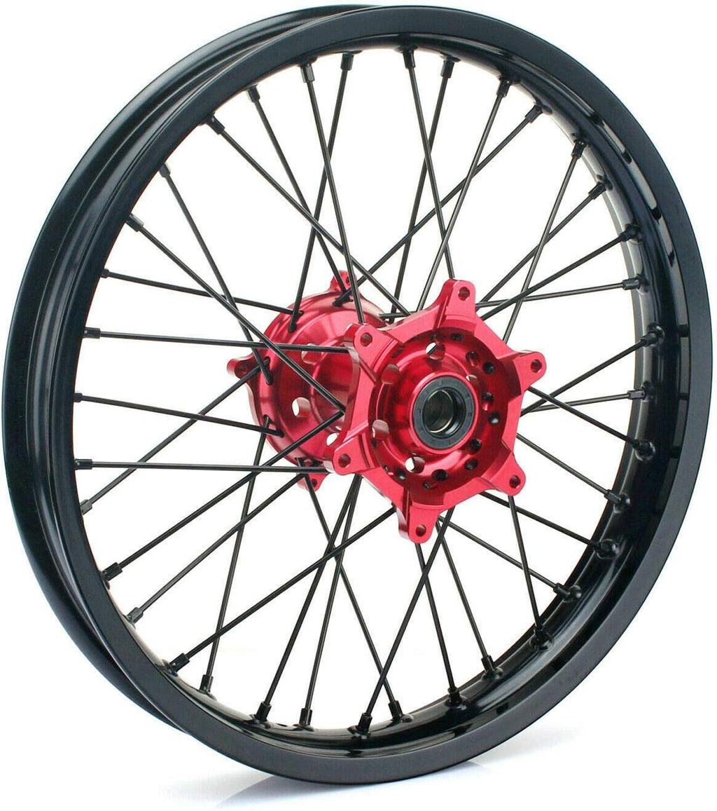 17" x 4.25" Rear Wheel Kit Red Hub Rim Spokes C4161