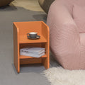 2-Tier Wood End Side Table with Storage Shelf M87872