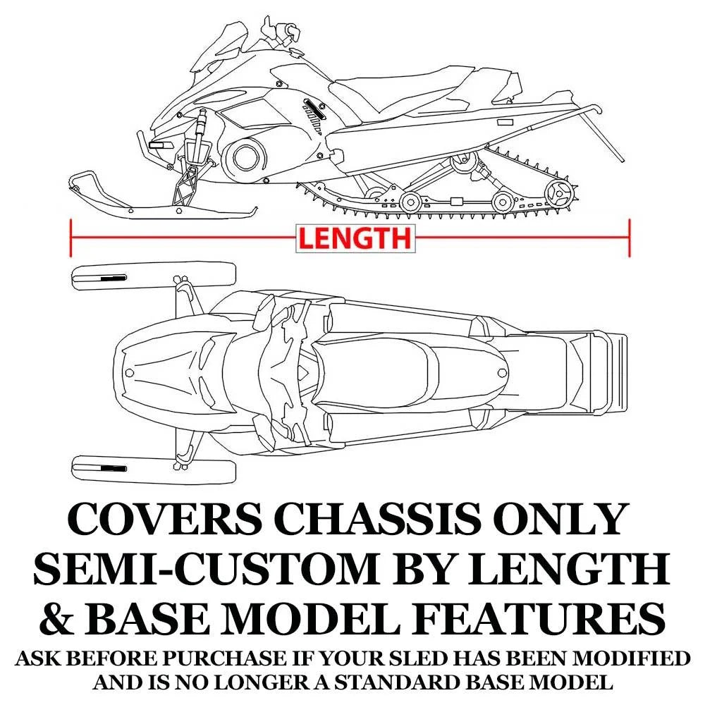 Trailerable 600 Denier Snowmobile Cover L952