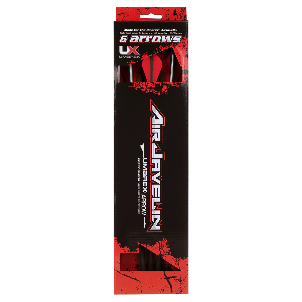 6-Pack Carbon Fiber Air Archery Arrows with Field Tips E9418