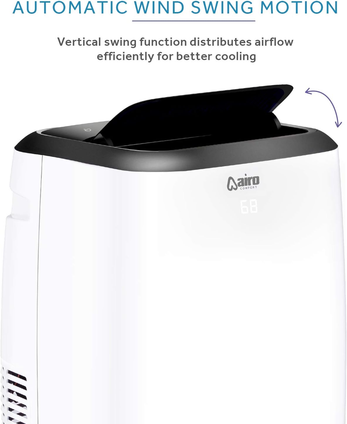 Portable Air Conditioner 14,000 BTU with Remote Control, White O761825