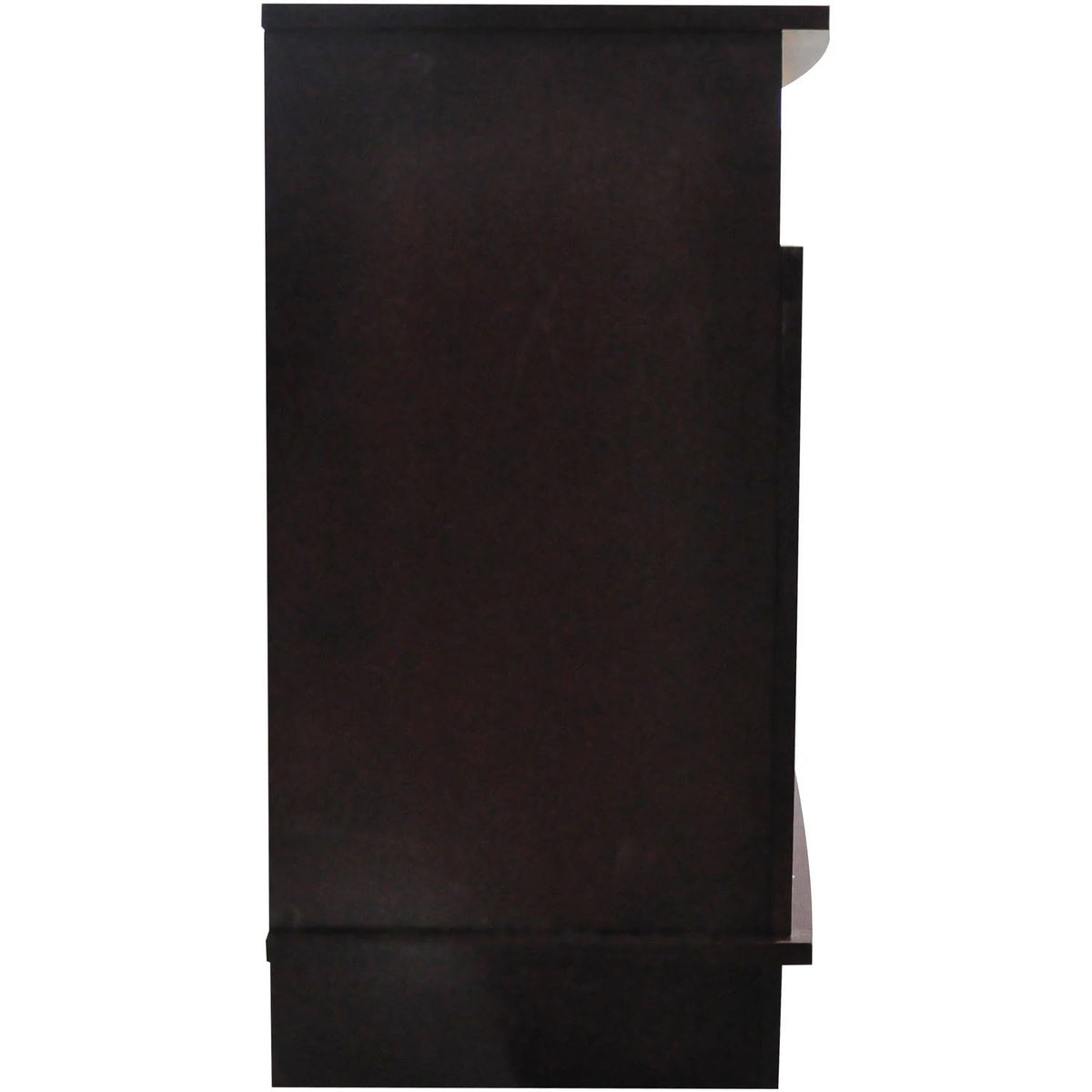 Mahogany Fireplace Mantel with Electronic Fireplace Insert L643