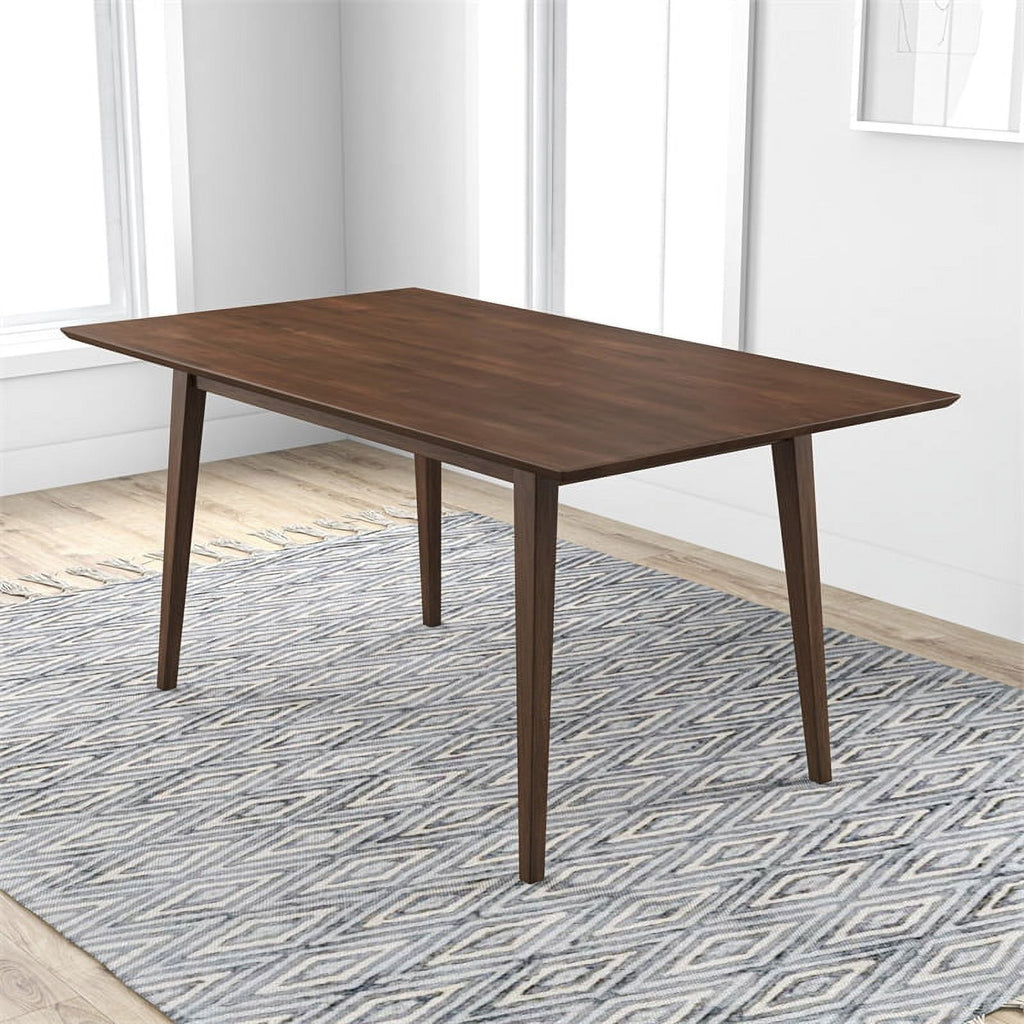 Brown Walnut Wood Large Dining Table S37962