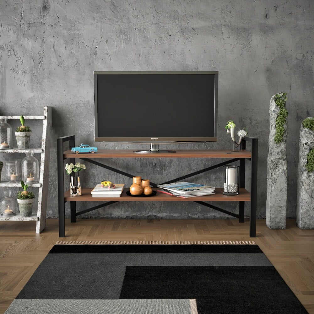 White Mid Century Modern Tv Stand Y949