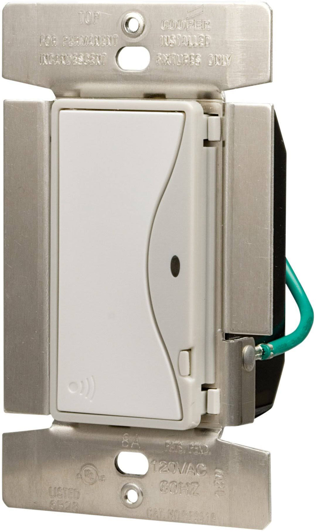 Single-Pole Switch White Satin G537