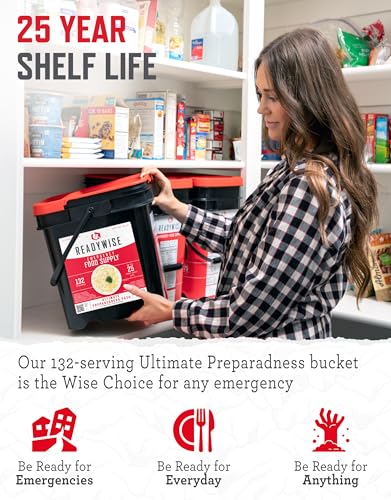 Emergency Food Supply 132 Servings Freeze-Dried Y532