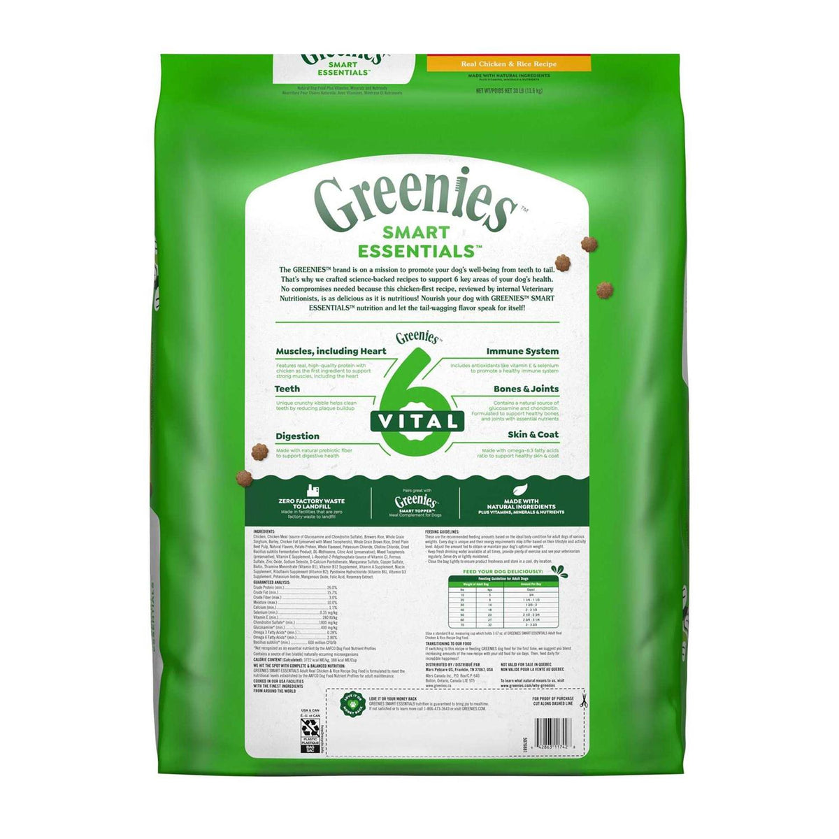 High Protein Dry Dog Food Chicken & Rice T6538