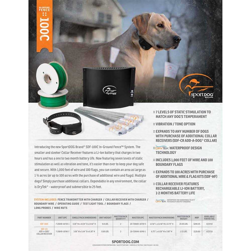 In-Ground Rechargeable Fence System U152