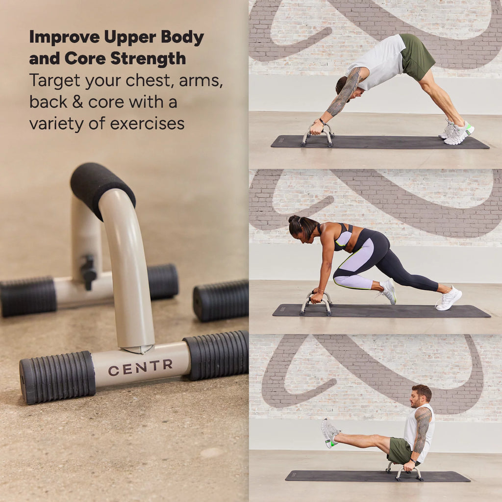 Sand Brown 2-Pack Push up Bars I1688