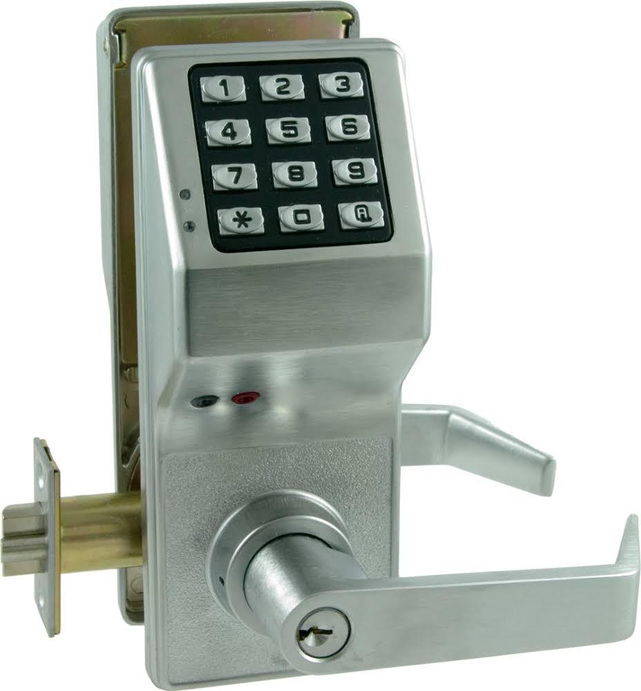 Satin Chrome Finish Digital Lock P19341