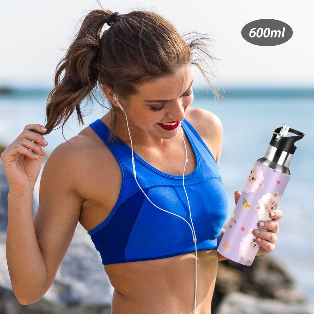 Stainless Steel Insulated Water Bottle with Straw Lid P831069
