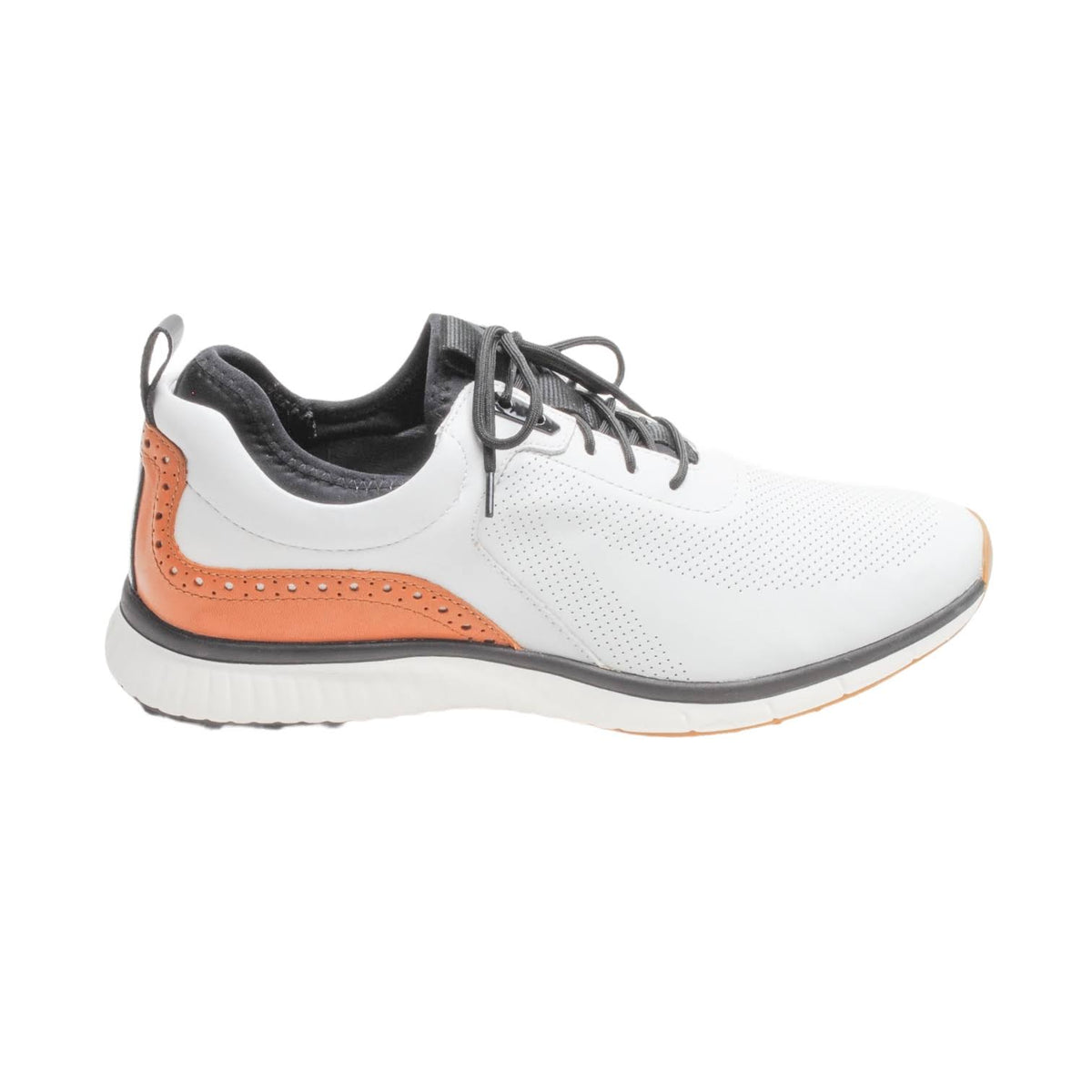 White Leather Hybrid Shoes F509422