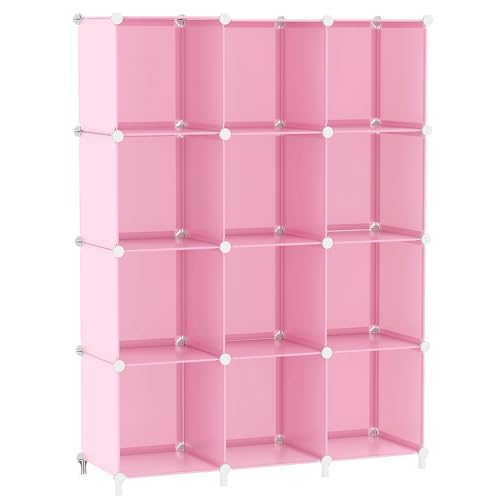 White 12 Cube Plastic Storage Organizer E68690